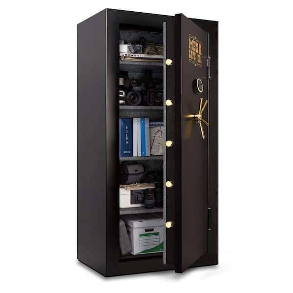 21.1 cu. ft. All Steel Burglary and Fire Safe with Electronic Lock, Black