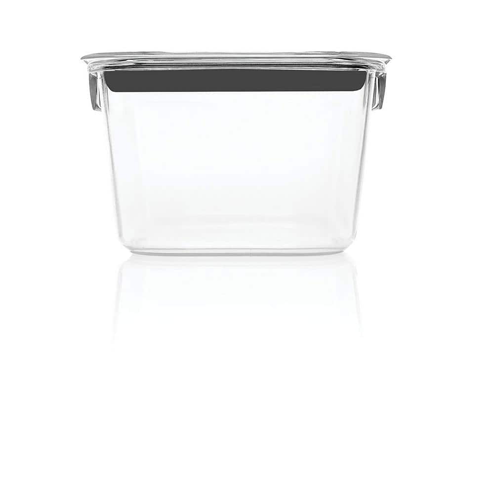 Clear Rectangular BPA-Free Plastic Meal Prep Containers, Set of 4