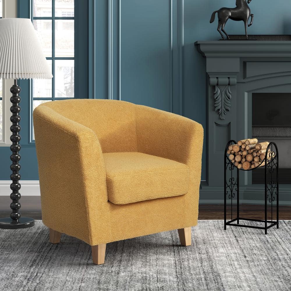 Noble House Kaeda Mustard Yellow Club Chair 111207 - The