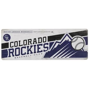 Colorado Rockies MDF Wood Wall Art