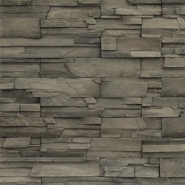 MSI Take Home Tile Sample - Terrado Veneto Ash 4 in x 4 in. Concrete Manufactured Stacked Stone