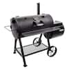 Highland Reverse Flow Barrel Charcoal Smoker and Grill in Black
