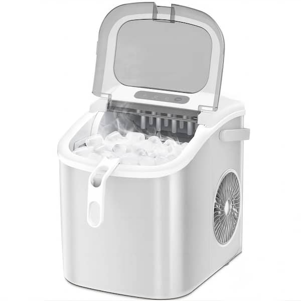 COWSAR 8.66 in. W 26 lbs./24H, 9-Pieces/6 Mins, Bullet Ice Portable ...