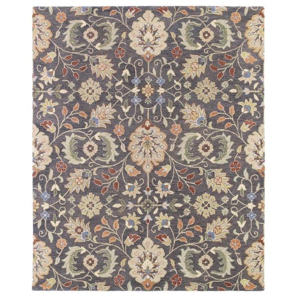 Kaleen Helena Hera Pewter 10 ft. x 14 ft. Area Rug