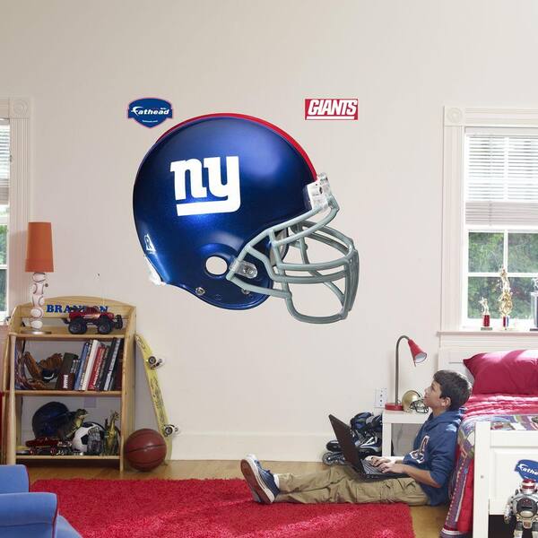 Fathead 57 in. x 51 in. New York Giants Helmet Wall Decal