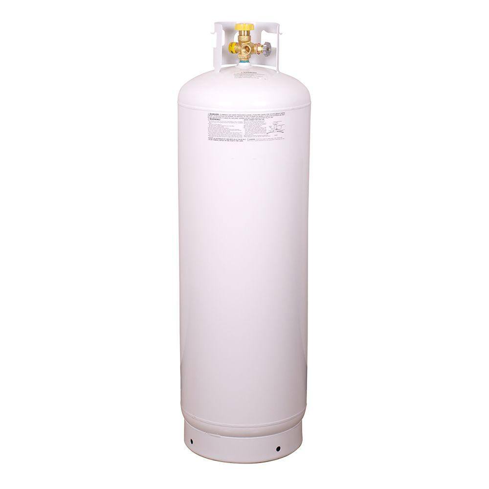 Worthington Pro Grade 100 Lb Empty Steel Propane Cylinder With Multi 