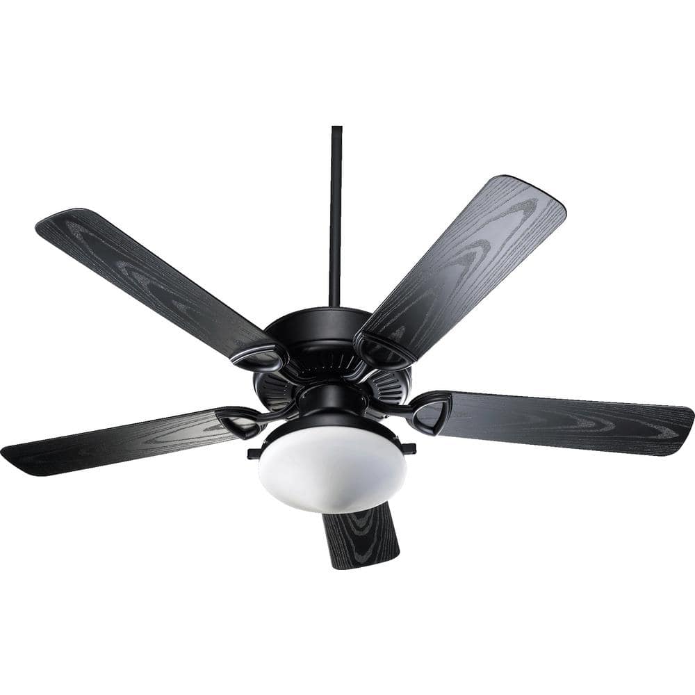 Estate Patio 52 in. Indoor/Outdoor Matte Black Ceiling Fan -  Quorum INTERNATIONAL, 1435255959