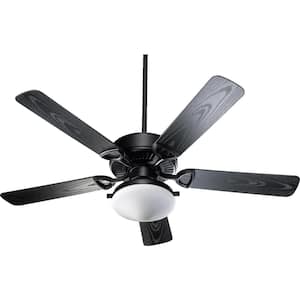 Estate Patio 52 in. Indoor/Outdoor Matte Black Ceiling Fan