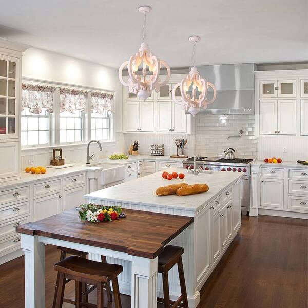 Bella Depot 24 in. French Country 6-Light White Crown