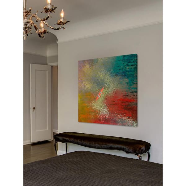 Unbranded 18 in. H x 18 in. W "Red Kayak" by Parvez Taj Printed Canvas Wall Art