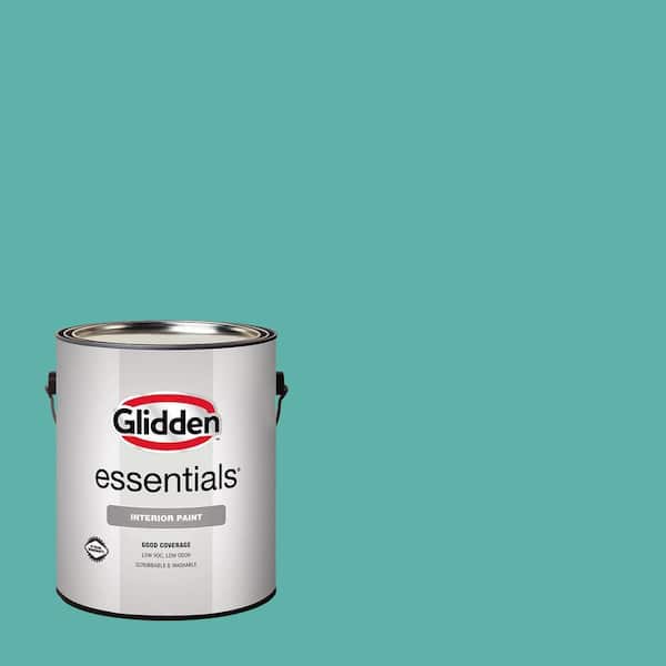 Glidden Essentials 1 gal. PPG1231-5 Artesian Well Eggshell Interior Paint