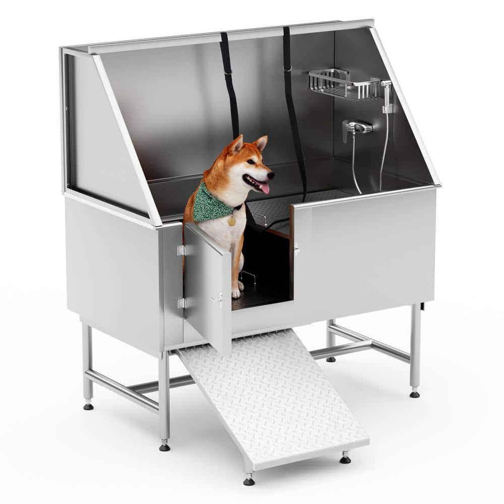 Professional Stainless Steel Dog Bathing Station,Dog Washing Station,Dog Bath Tubs,Dog Grooming Tub,Dog Bathtub,Pet Washing Sink For Home,for Large
