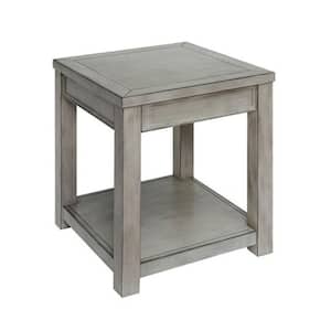 24 in. Meadow Antique White End Table