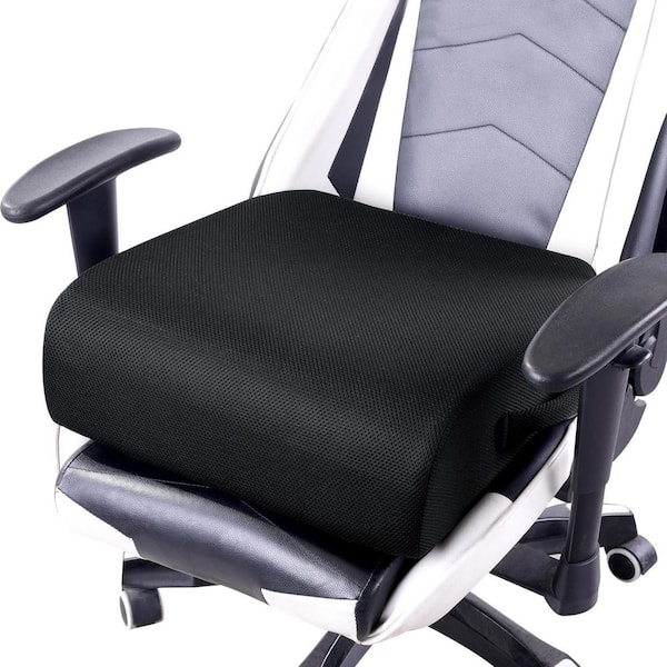 Afoxsos Extra Thick Chair Cushions Black Office Chair Booster Seat