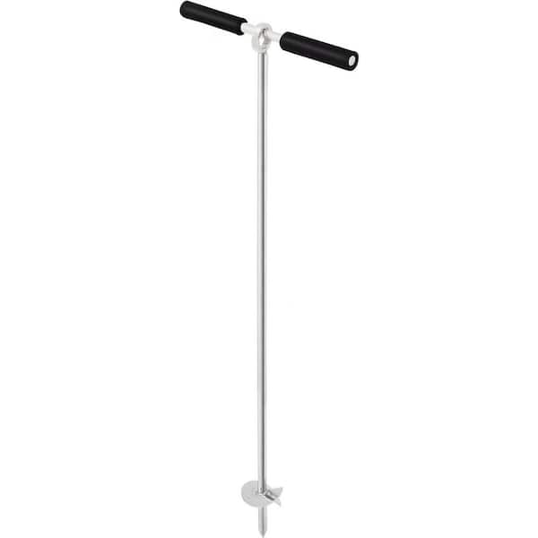 SKYSHALO Sand Anchor 36 in. Length Auger to Beach and Sandbar 316 Stainless Steel Screw Anchor with Removable Handle Carry Bag