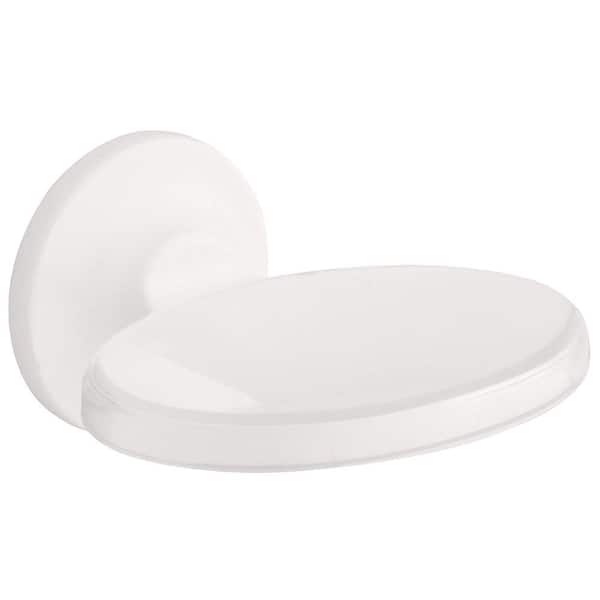 Franklin Brass Astra Wall-Mounted Soap Dish in White