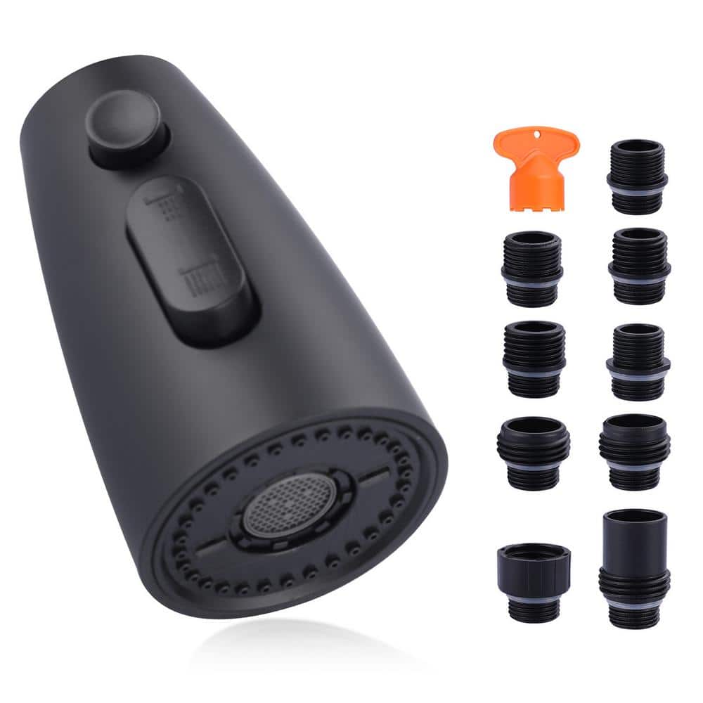 3 Functions Sprayer Pull Down Kitchen Faucet Spray Head Replacement in Matte Black price history on PriceWatchPro