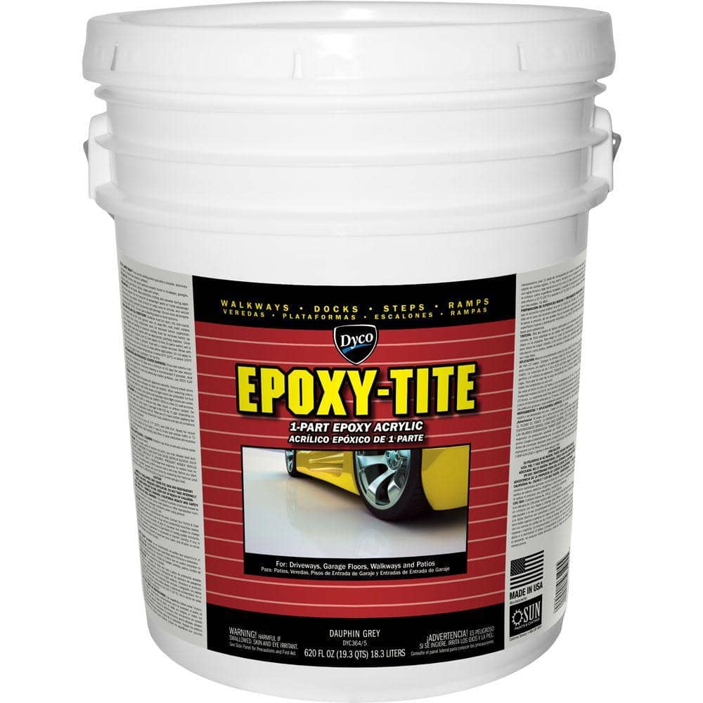 Dyco Paints Epoxy-tite 5 Gal. 364 Dauphin Grey Low Sheen 1-part Epoxy 