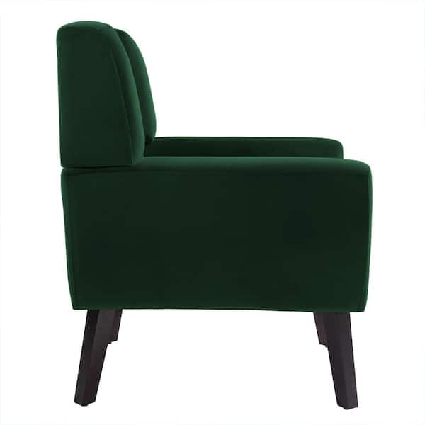 Uixe Retro Green Velvet Upholstery Arm Chair (Set of 1) SF0003