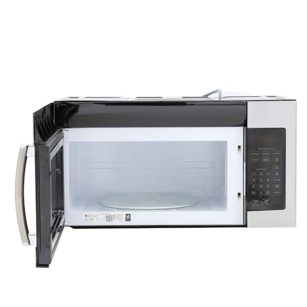 https www homedepot com p ge 1 6 cu ft over the range microwave in stainless steel jvm3160rfss 204394354