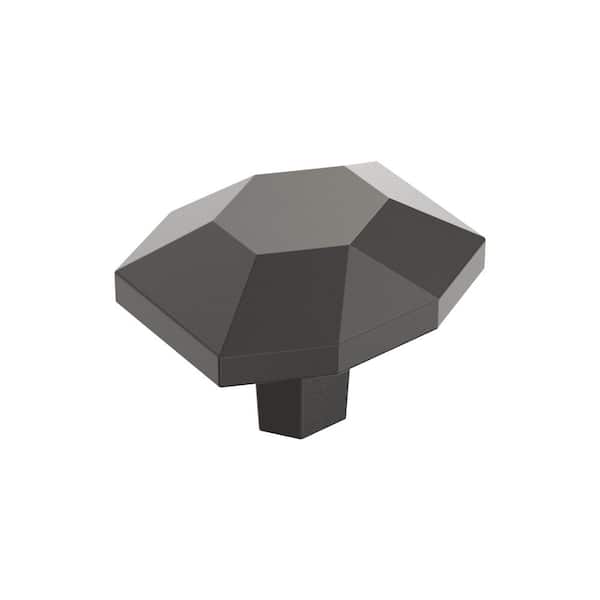 St. Vincent 1-5/8 in. (41mm) Length Black Bronze Modern Geometric Cabinet Knob