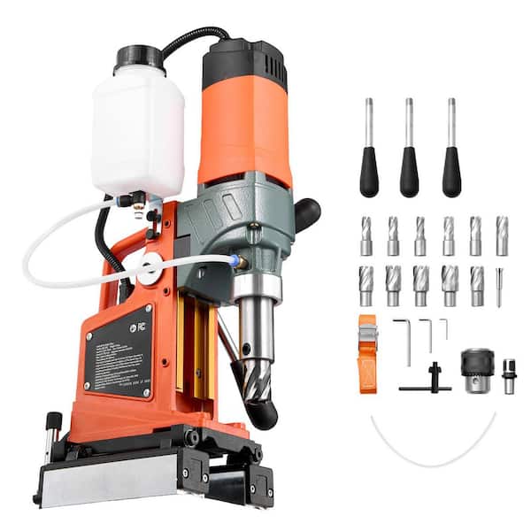 Magnetic Drill Press, 1400 W, 2 in. Boring Diameter, 0-750 RPM Speed, Reversible Direction, Mag Drill Press 5/8 in.