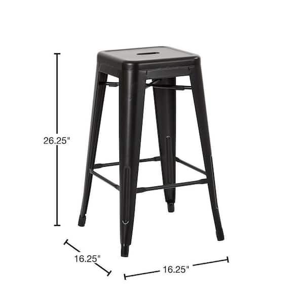 4 pack metal bar stools