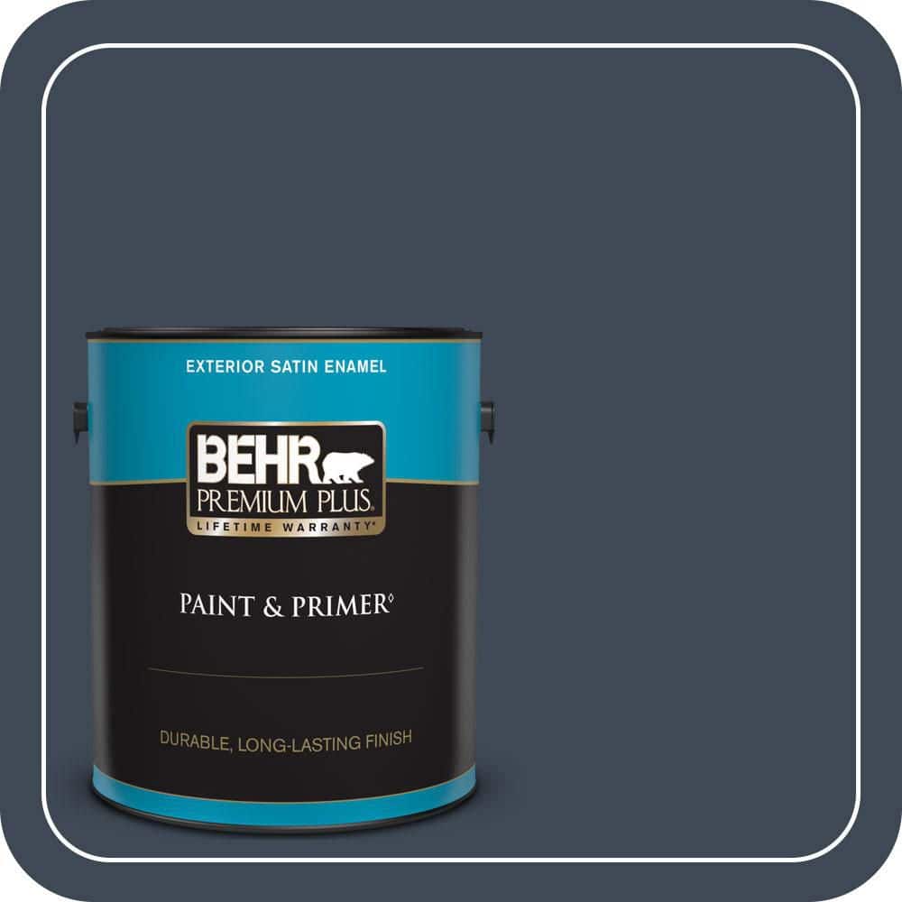 1 gal. #PPU14-20 Starless Night Satin Enamel Exterior Paint & Primer price history on PriceWatchPro