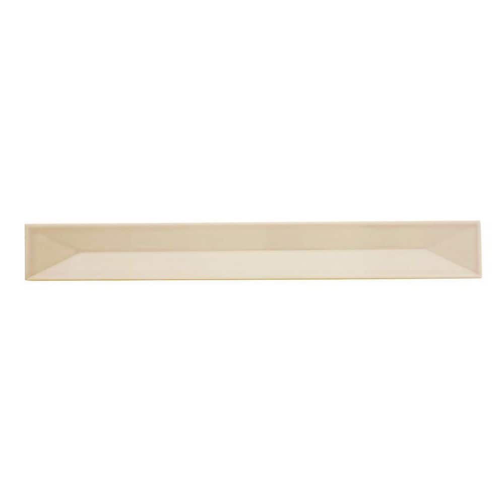 Horizonte 2 in. x 8 in. Glossy Soft Dove Gray Ceramic Deco Subway Wall Tile Sample price history on PriceWatchPro