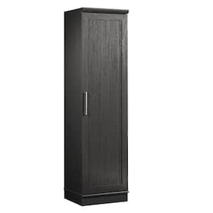 Home Plus Raven Oak Engineered Wood 18.819 in. Pantry Cabinet with Reversible Door
