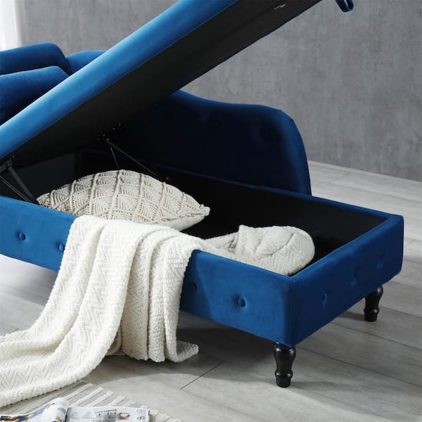 Chaise bench with discount storage