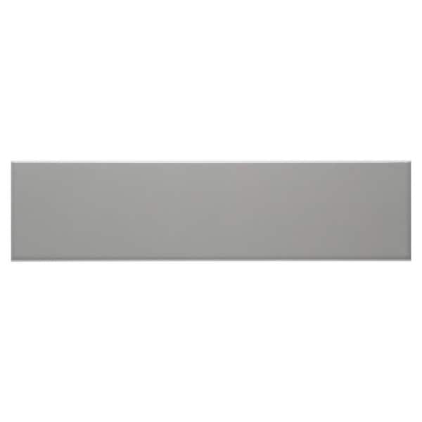Alva Duart Grey 3 in. x 12 in. Glossy Ceramic Subway Wall Tile (12.16 sq. ft./Case)