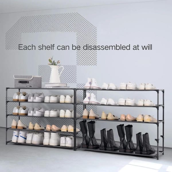 10-Tier Shoe Rack, Large Capacity Shoe Organizer Shelf, Shoe