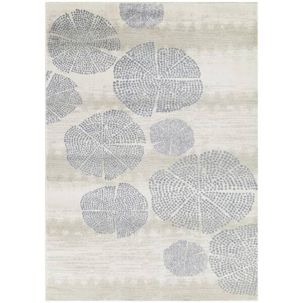 BALTA Hal Blue 8 ft. x 10 ft. Abstract Area Rug