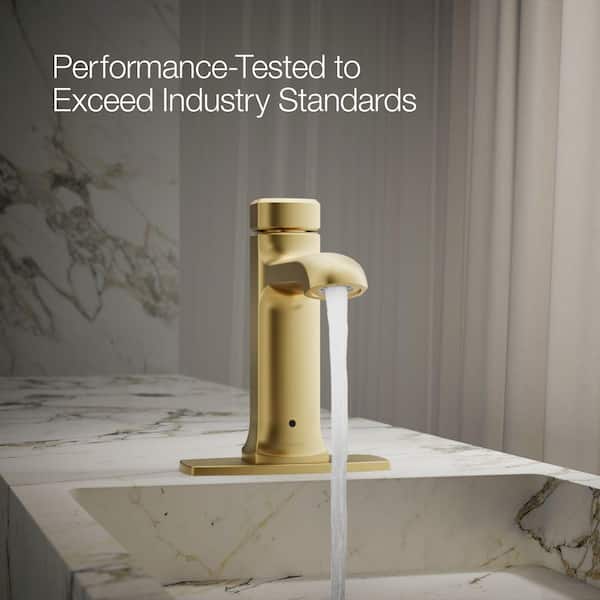 KOHLER Rubicon Battery Powered Touchless Single Hole Bathroom