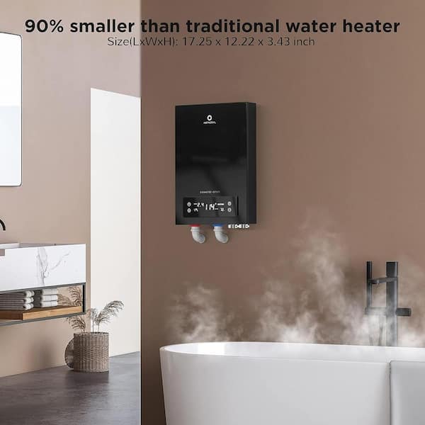 BLACK+DECKER 24 kW Self-Modulating 4.68 GPM Electric Tankless Water Heater,  Multi-Application hot
