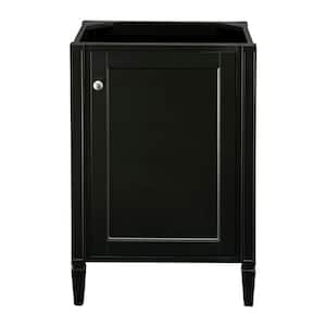 Britannia 23.6 in. W x 18.0 in. D x 33.5 in. H Single Bath Vanity Cabinet without Top in Black Onyx