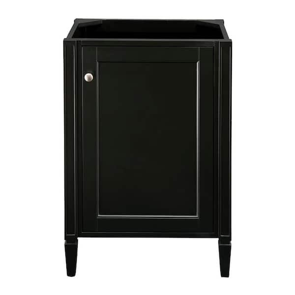 Britannia 23.6 in. W x 18.0 in. D x 33.5 in. H Single Bath Vanity Cabinet without Top in Black Onyx