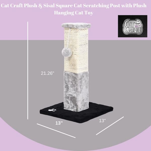 Square cat 2024 scratching post