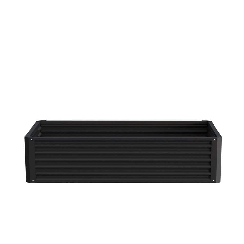 6 x 3 x 1.5 ft. Rectangular Galvanized Raised Garden Beds-36 in. Tall Large