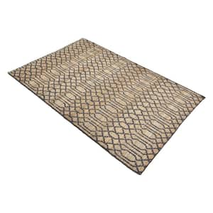 Sophie Transitional Jute Brown 3 ft. x 5 ft.Area Rug