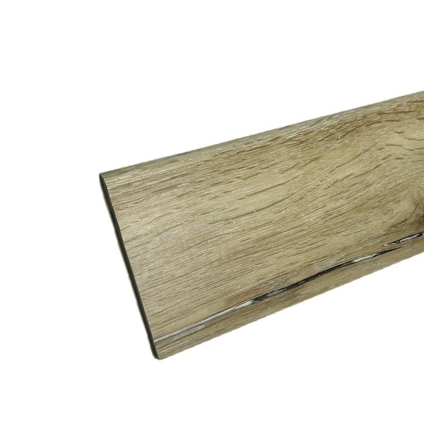 Deco Products Hydrostop Natural Oak 0.2 in T. x 4 in. W x 46 in. L Base End Molding