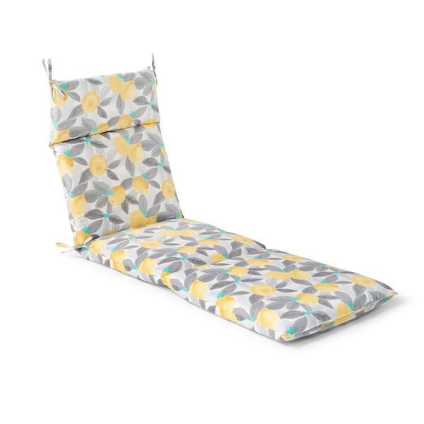 Hampton Bay 21 5 In X 72 4 Stone Gray Lemons Outdoor Chaise Lounge Cushion 7227 01419200 The Home Depot - Hampton Bay Chaise Lounge Cushion Covers Hampton Bay 21 5 In X 72 4 Stone Gray Lemons Outdoor Chaise Lounge Cushion 7227 01419200 The Home Depot - Hampton Bay Chaise Lounge Cushion Covers