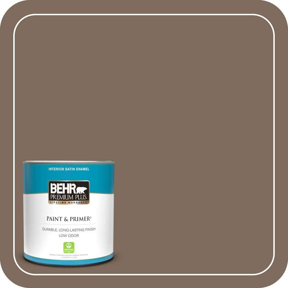 1 qt. #QE-23 Chalet Satin Enamel Low Odor Interior Paint & Primer price history on PriceWatchPro