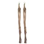 42 in. All Natural Jute Plant Hanger (2-Pack)