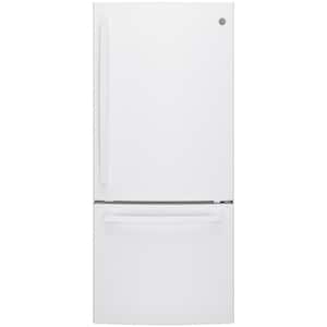 21.0 cu. ft. Bottom Freezer Refrigerator in White, ENERGY STAR