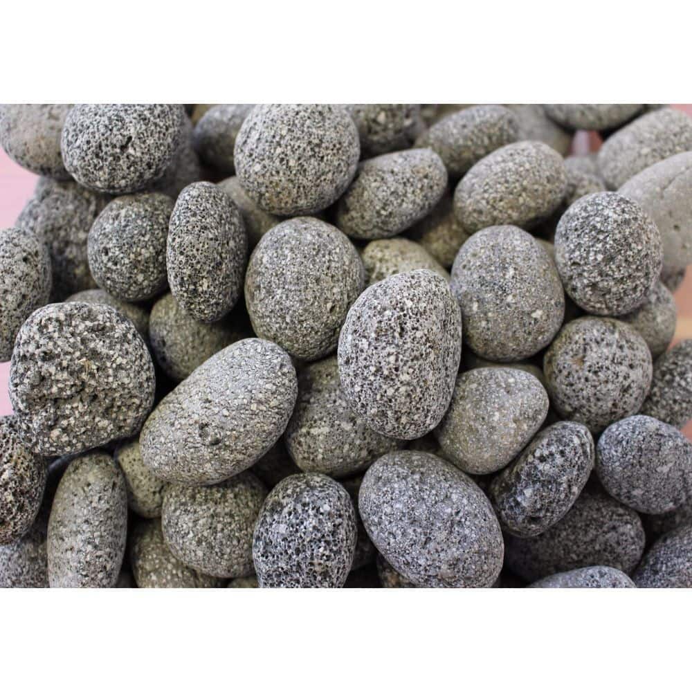Black Lava Pebbles 3/4 in. to 1-1/2 in. Landscape Decorative Stone, 20 lb. Bags, .2cu.ft., Half Pallet(55Bags/1,100 lbs) price history on PriceWatchPro