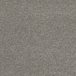 Moonlight  - Polish - Gray 32 oz. SD Polyester Texture Installed Carpet
