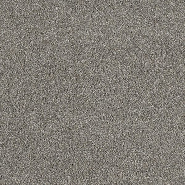 Home Decorators Collection Moonlight  - Polish - Gray 32 oz. SD Polyester Texture Installed Carpet