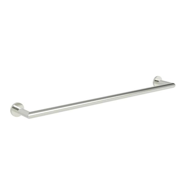 Ginger Kubic 24 in. Towel Bar in Polished Nickel